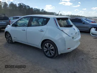 2016 Nissan LEAF S with VIN 1N4BZ0CP8GC309303, listed as a Copart auction lot 71100714 with 35,129 mi miles and Salvage Title. Bid and sale history available at carsss.com. Image 2.