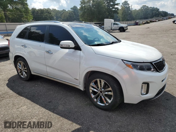 2014 Kia Sorento SX Limited z VIN 5XYKWDA71EG501636, wystawiony jako Copart lot #72324524 z przebiegiem 166 496 mil mil oraz Szkoda całkowita • Salvage title. Historia ofert i sprzedaży dostępna na DreamBid. Obrazek 4.