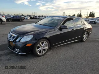 2010 Mercedes-Benz E 550 Luxury with VIN WDDHF7CB7AA162572, listed as a Copart auction lot 43745305 with 146,672 mi miles and Salvage Title. Bid and sale history available at DreamBid. Image 1.