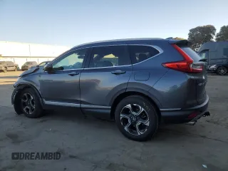 2017 Honda CR-V Touring with VIN 2HKRW1H98HH505555, listed as a Copart auction lot 42768045 with 107,723 mi miles and Salvage Title. Bid and sale history available at carsss.com. Image 2.