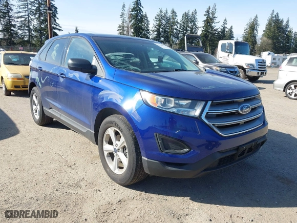 2015 Ford Edge SE with VIN 2FMTK3G94FBC29460, listed as a IAAI auction lot 41756518 with 91,769 mi miles. Bid and sale history available at carsss.com. Image 1.