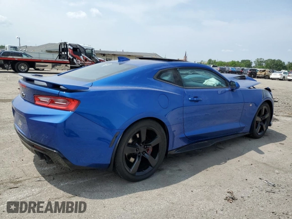 2017 Chevrolet Camaro 2SS with VIN 1G1FH1R76H0122035, listed as a Copart auction lot 57768925 with 56,463 mi miles and Salvage title. Bid and sale history available at DreamBid. Image 3.