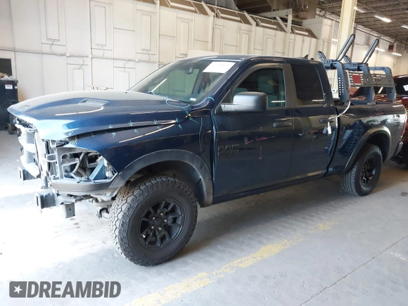 2021 Ram 1500 Warlock with VIN 1C6RR7GG9MS571707, listed as a IAAI auction lot 42218509 with 64,539 mi miles and . Bid and sale history available at DreamBid. Image 18.