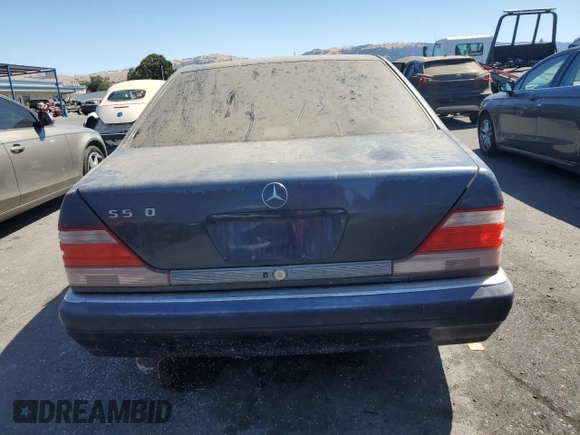1997 Mercedes-Benz S-Class with VIN WDBGA51GXVA335738, listed as a Copart auction lot 68580254 with 0 mi miles and Clean Title. Bid and sale history available at carsss.com. Image 6.
