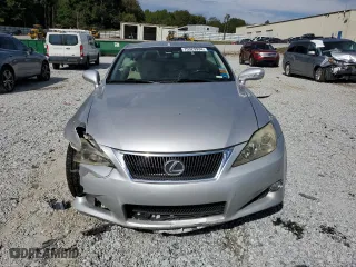 2010 Lexus IS 250C with VIN JTHFF2C23A2508503, listed as a Copart auction lot 75329934 with 0 mi miles and Salvage Title. Bid and sale history available at carsss.com. Image 5.