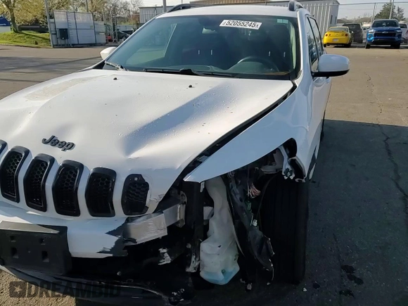 2016 Jeep Cherokee Altitude with VIN 1C4PJLCB1GW237968, listed as a Copart auction lot 52055245 with 99,075 mi miles and Salvage Title. Bid and sale history available at carsss.com. Image 12.