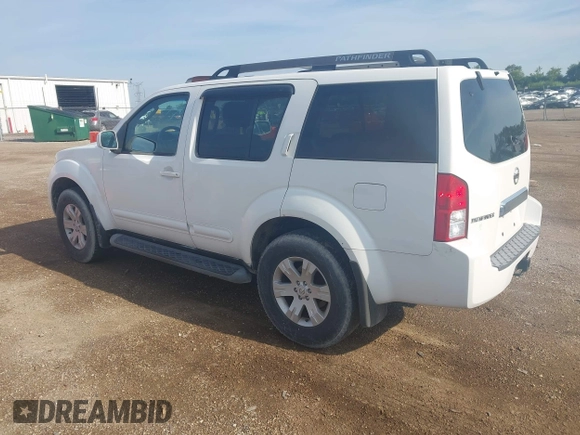 2005 Nissan Pathfinder XE with VIN 5N1AR18W05C762321, listed as a IAAI auction lot 42714252 with 149,335 mi miles and . Bid and sale history available at DreamBid. Image 3.