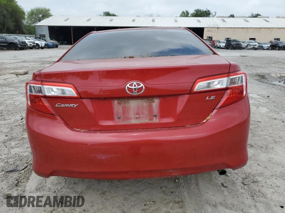 2014 Toyota Camry L with VIN 4T1BF1FK1EU825112, listed as a Copart auction lot 51500275 with 0 mi miles and Salvage Title. Bid and sale history available at carsss.com. Image 6.
