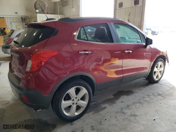 2016 Buick Encore with VIN KL4CJASB6GB614770, listed as a Copart auction lot 49974895 with 72,490 mi miles and Salvage Title. Bid and sale history available at carsss.com. Image 3.