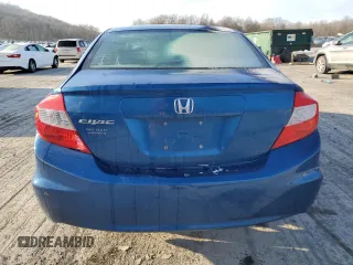 2012 Honda Civic EX-L with VIN 19XFB2F99CE324615, listed as a Copart auction lot 50165245 with 149,076 mi miles and Salvage Title. Bid and sale history available at DreamBid. Image 6.