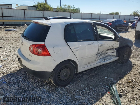 2008 Volkswagen Rabbit S with VIN WVWDB71K08W335787, listed as a Copart auction lot 80062754 with 145,248 mi miles and Salvage title. Bid and sale history available at DreamBid. Image 3.