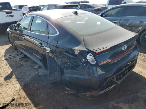 2020 Hyundai Sonata Limited with VIN 5NPEH4J28LH027783, listed as a Copart auction lot 48025685 with 50,067 mi miles and Salvage Title. Bid and sale history available at carsss.com. Image 2.