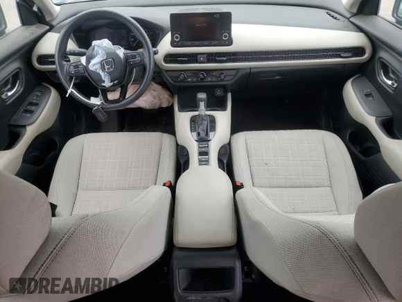 2023 Honda HR-V LX with VIN 3CZRZ2H34PM742443, listed as a Copart auction lot 56149665 with 18,379 mi miles and Salvage title. Bid and sale history available at DreamBid. Image 8.