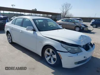 2008 BMW 5 Series 528i with VIN WBANU53558CT13907, listed as a IAAI auction lot 41793831 with Not Provided miles and . Bid and sale history available at carsss.com. Image 1.