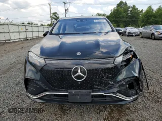 2023 Mercedes-Benz EQS with VIN 4JGDM4EB7PA021547, listed as a Copart auction lot 61556534 with 14,102 mi miles and Salvage Title. Bid and sale history available at carsss.com. Image 5.