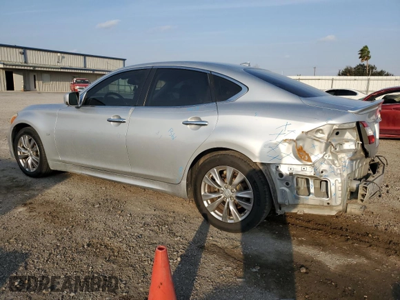 2014 Infiniti M37 with VIN JN1BY1AP1EM260378, listed as a Copart auction lot 44642135 with 133,977 mi miles and Salvage Title. Bid and sale history available at carsss.com. Image 2.
