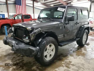 2017 Jeep Wrangler Sport z VIN 1C4AJWAG4HL726714, wystawiony jako Copart lot #57462995 z przebiegiem 34 940 mil mil oraz Szkoda całkowita • Salvage title. Historia ofert i sprzedaży dostępna na DreamBid. Obrazek 1.