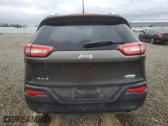 2014 Jeep Cherokee Latitude with VIN 1C4PJMCS7EW297014, listed as a Copart auction lot 48850285 with 0 mi miles and Salvage Title. Bid and sale history available at carsss.com. Image 6.