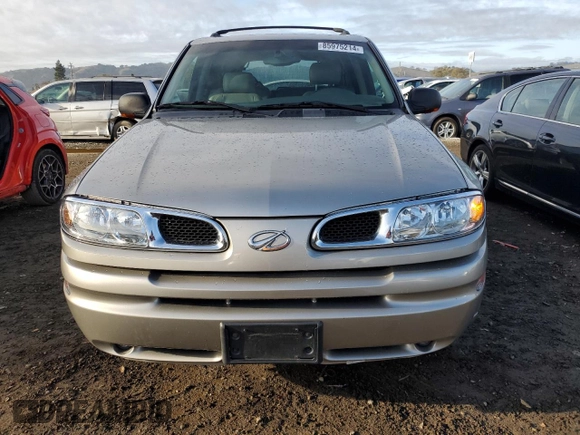 2002 Oldsmobile Bravada z VIN 1GHDT13S422153610, wystawiony jako Copart lot #85975214 z przebiegiem 66 111 mil mil oraz Szkoda całkowita • Salvage title. Historia ofert i sprzedaży dostępna na DreamBid. Obrazek 5.