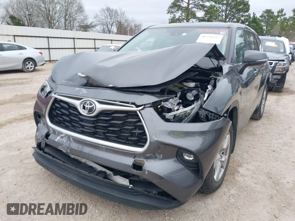 2021 Toyota Highlander L with VIN 5TDZZRAH8MS059113, listed as a IAAI auction lot 41590682 with 60,150 mi miles and . Bid and sale history available at DreamBid. Image 6.