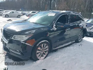2014 Acura MDX Tech Pkg with VIN 5FRYD4H49EB010409, listed as a IAAI auction lot 41344123 with 118,066 mi miles. Bid and sale history available at carsss.com. Image 2.