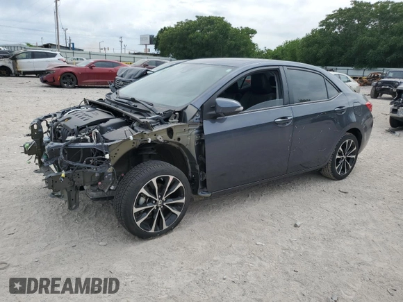 2019 Toyota Corolla L z VIN 5YFBURHE0KP860605, wystawiony jako Copart lot #57292885 z przebiegiem 36 202 mil mil oraz Szkoda całkowita • Salvage title. Historia ofert i sprzedaży dostępna na DreamBid. Obrazek 1.