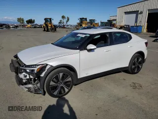 2023 Polestar 2 with VIN YSMEG3KA4PL141563, listed as a Copart auction lot 44264255 with 63,236 mi miles and Clean Title. Bid and sale history available at carsss.com. Image 1.