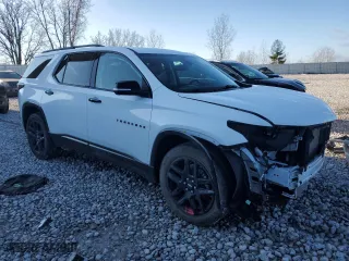 2021 Chevrolet Traverse Premier with VIN 1GNEVKKWXMJ245433, listed as a Copart auction lot 85571964 with 54,836 mi miles and Salvage Title. Bid and sale history available at carsss.com. Image 4.