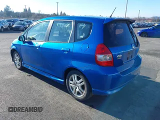 2008 Honda Fit Sport with VIN JHMGD37638S037038, listed as a IAAI auction lot 41019917 with 216,242 mi miles. Bid and sale history available at carsss.com. Image 3.
