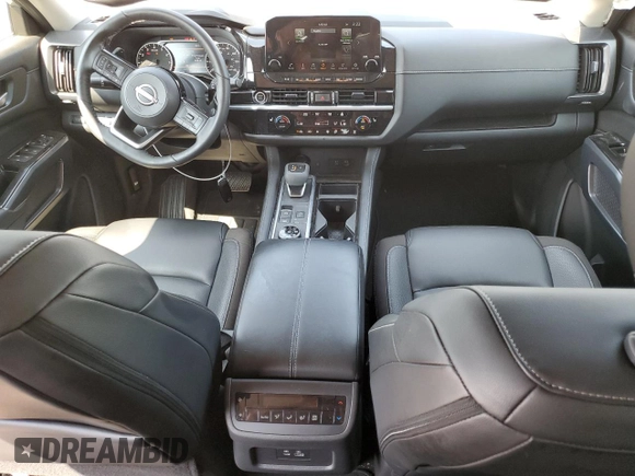 2023 Nissan Pathfinder SL with VIN 5N1DR3CC9PC212656, listed as a Copart auction lot 62314425 with 36,306 mi miles and Salvage title. Bid and sale history available at DreamBid. Image 8.