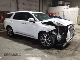 2022 Hyundai Palisade Ultimate Calligraphy z VIN KM8R5DHE4NU460659, wystawiony jako IAAI lot #41639293 z przebiegiem 55 726 mil mil oraz . Historia ofert i sprzedaży dostępna na DreamBid. Obrazek 1.