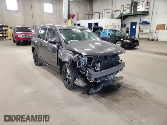 2017 Jeep Compass Sport with VIN 1C4NJCBA9HD146346, listed as a Copart auction lot 52344825 with 144,097 mi miles and Salvage Title. Bid and sale history available at DreamBid. Image 11.