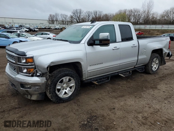 2015 Chevrolet Silverado 1500 LT with VIN 1GCVKREH3FZ404305, listed as a Copart auction lot 52175775 with 145,844 mi miles and Clean Title. Bid and sale history available at carsss.com. Image 1.