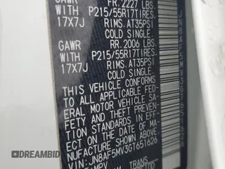 2016 Nissan Juke SL with VIN JN8AF5MV3GT651626, listed as a Copart auction lot 79559784 with 96,708 mi miles and Salvage Title. Bid and sale history available at DreamBid. Image 14.