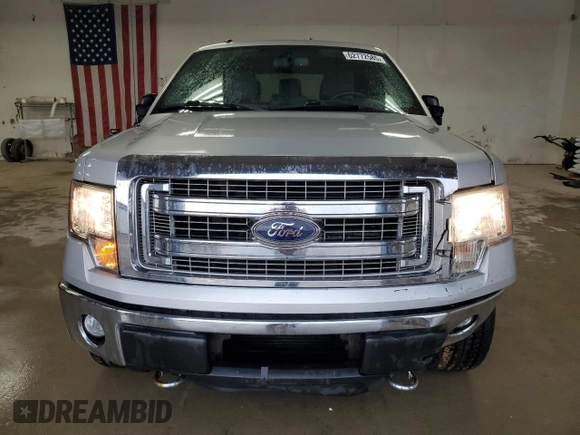 2013 Ford F-150 XL with VIN 1FTFW1ET7DKG39861, listed as a Copart auction lot 62772585 with 117,567 mi miles and Salvage title. Bid and sale history available at DreamBid. Image 5.