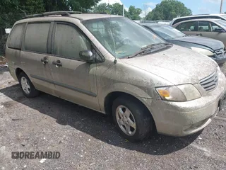 2001 Mazda MPV DX with VIN JM3LW28G510213186, listed as a IAAI auction lot 42740582 with 196,545 mi miles and . Bid and sale history available at DreamBid. Image 1.
