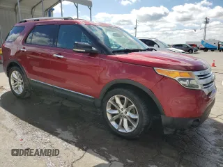 2014 Ford Explorer XLT with VIN 1FM5K7D85EGB94270, listed as a Copart auction lot 52144315 with 207,572 mi miles and Salvage title. Bid and sale history available at DreamBid. Image 4.