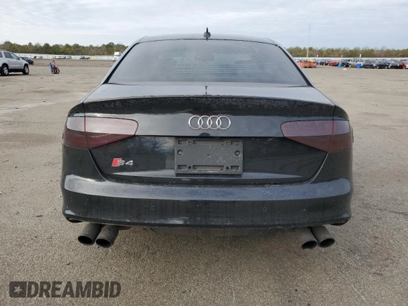 2016 Audi S4 Premium Plus with VIN WAUBGAFL3GA001706, listed as a Copart auction lot 87607535 with 125,466 mi miles and Salvage Title. Bid and sale history available at carsss.com. Image 6.
