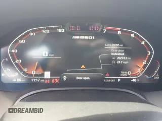2019 BMW 8 Series M850i xDrive with VIN WBABC4C58KBU96829, listed as a Copart auction lot 54229794 with 20,285 mi miles and Salvage Title. Bid and sale history available at carsss.com. Image 9.