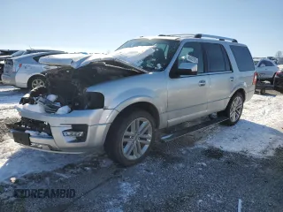 2016 Ford Expedition Limited with VIN 1FMJU2AT7GEF54495, listed as a Copart auction lot 46087895 with Not provided miles and Salvage title. Bid and sale history available at DreamBid. Image 1.