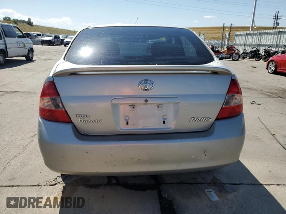 2003 Toyota Prius with VIN JT2BK18U430082733, listed as a Copart auction lot 71598584 with 141,599 mi miles and Salvage Title. Bid and sale history available at carsss.com. Image 6.