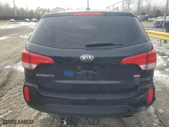 2015 Kia Sorento LX with VIN 5XYKT4A63FG587324, listed as a Copart auction lot 89113265 with 137,586 mi miles and Salvage Title. Bid and sale history available at carsss.com. Image 6.
