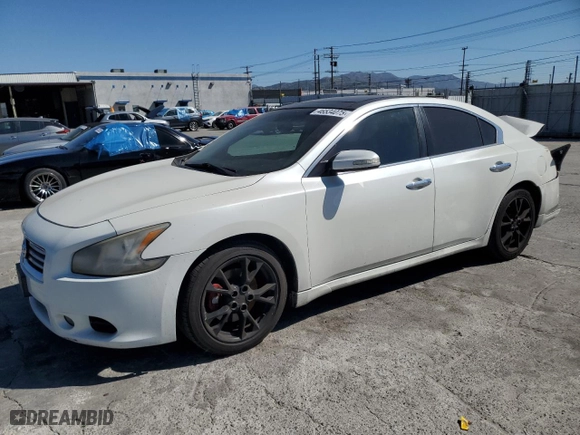2014 Nissan Maxima 3.5 SV w/Premium Pkg with VIN 1N4AA5AP5EC452905, listed as a Copart auction lot 46534075 with 229,923 mi miles and Salvage Title. Bid and sale history available at carsss.com. Image 1.