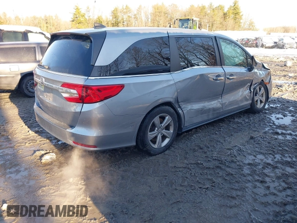 2019 Honda Odyssey EX with VIN 5FNRL6H50KB074265, listed as a IAAI auction lot 40964685 with 74,719 mi miles and . Bid and sale history available at DreamBid. Image 4.