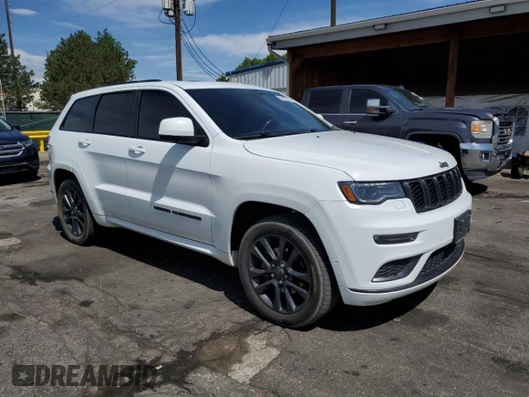 2018 Jeep Grand Cherokee High Altitude with VIN 1C4RJFCT9JC293653, listed as a Copart auction lot 58833145 with 96,808 mi miles and Salvage title. Bid and sale history available at DreamBid. Image 4.