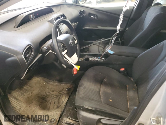 2018 Toyota Prius Plus with VIN JTDKARFP8J3075429, listed as a Copart auction lot 53779645 with 103,148 mi miles and Salvage Title. Bid and sale history available at DreamBid. Image 7.