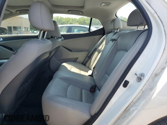 2013 Kia Optima EX z VIN 5XXGN4A76DG238524, wystawiony jako Copart lot #61541595 z przebiegiem 222 783 mil mil oraz Szkoda całkowita • Salvage title. Historia ofert i sprzedaży dostępna na DreamBid. Obrazek 10.