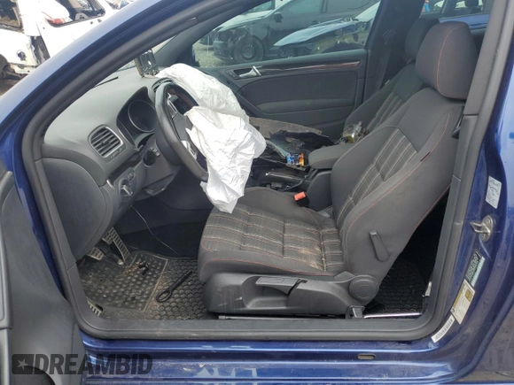 2012 Volkswagen GTI PZEV with VIN WVWED7AJ3CW101447, listed as a Copart auction lot 55298125 with Not provided miles and Clean title. Bid and sale history available at DreamBid. Image 7.