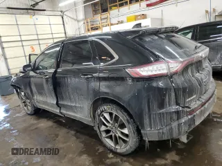 2015 Ford Edge Titanium with VIN 2FMTK4K96FBB69792, listed as a Copart auction lot 45319865 with 158,335 mi miles and Salvage Title. Bid and sale history available at carsss.com. Image 2.