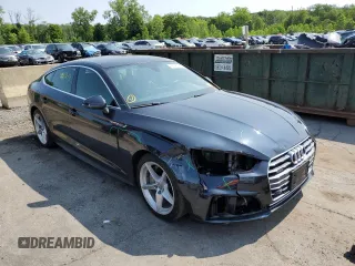 2018 Audi A5 Sportback Premium Plus with VIN WAUENCF52JA074783, listed as a Copart auction lot 56463113 with 60,488 mi miles. Bid and sale history available at carsss.com. Image 4.
